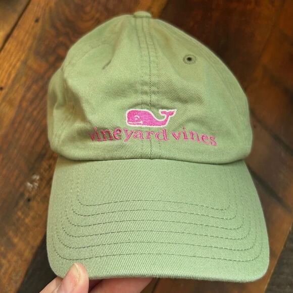 Vineyard Vines Green & Pink Hat - Picture 2 of 8